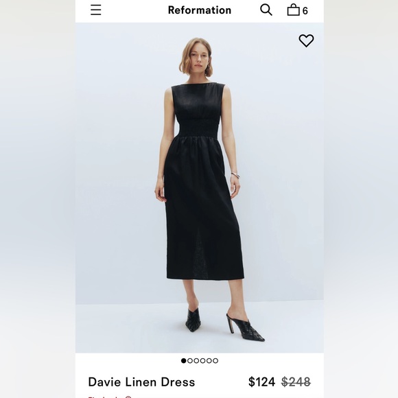 Reformation Dresses & Skirts - NWT Reformation Davie Linen Dress 2